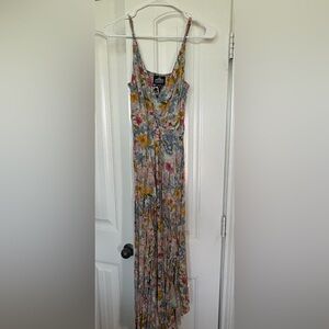 Angie Floral Maxi Dress - Multicolor